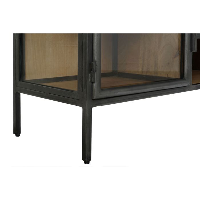 Mueble de TV Home ESPRIT Natural Gris oscuro Madera Metal 137 x 40 x 55 cm 5 Mueble de TV Home ESPRIT Natural Gris oscuro Madera Metal 137 x 40 x 55 cm 5