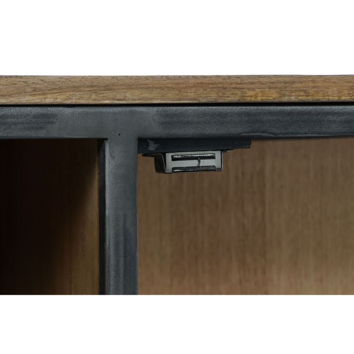 Mueble de TV Home ESPRIT Natural Gris oscuro Madera Metal 137 x 40 x 55 cm 4