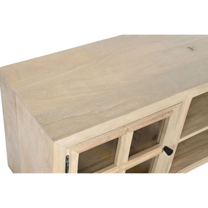 Mueble de TV Home ESPRIT Natural Cristal Madera de mango 135 x 35 x 52 cm 8