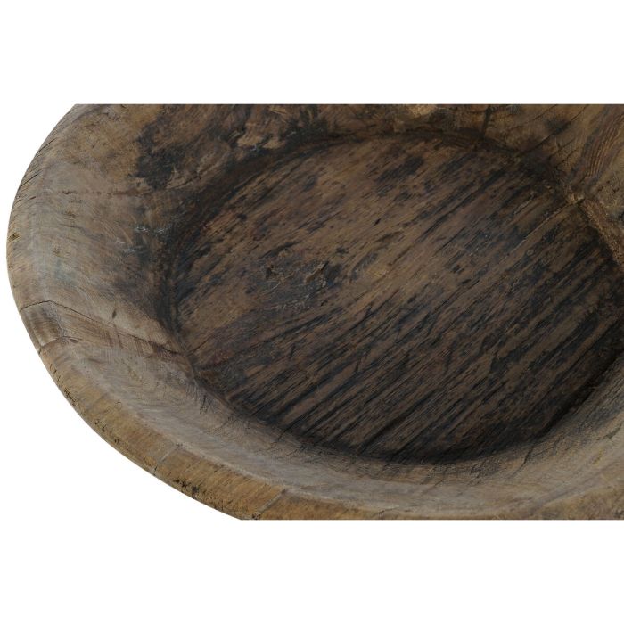 Bandeja de Aperitivos Home ESPRIT Natural Madera 42 x 42 x 10 cm (2 Unidades) 4