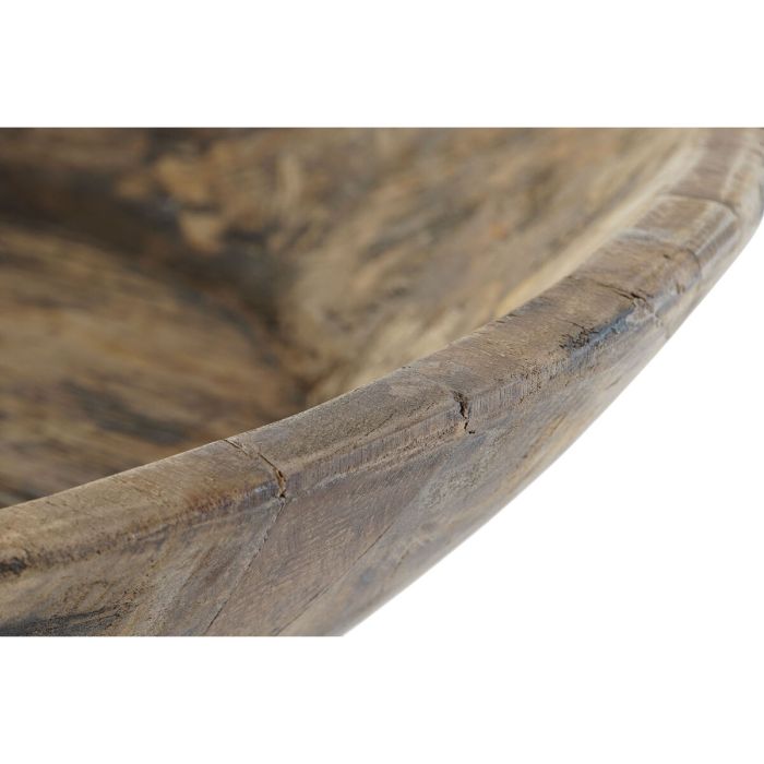 Bandeja de Aperitivos Home ESPRIT Natural Madera 42 x 42 x 10 cm (2 Unidades) 3