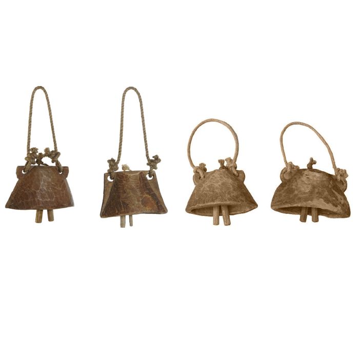 Figura Decorativa Home ESPRIT Natural 20 x 7 x 13 cm (4 Unidades) Figura Decorativa Home ESPRIT Natural 20 x 7 x 13 cm (4 Unidades)