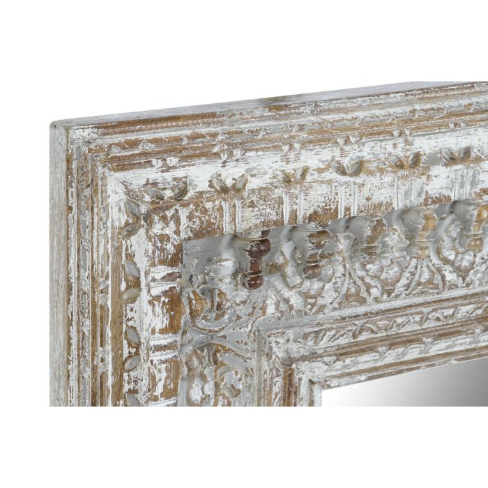 Espejo de pared Home ESPRIT Blanco Madera 100 x 5 x 120 cm 6