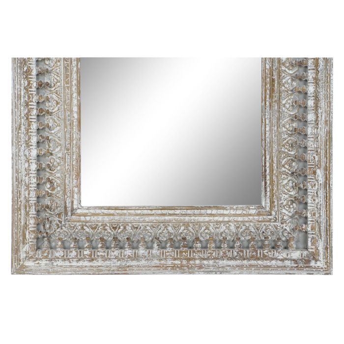 Espejo de pared Home ESPRIT Blanco Madera 100 x 5 x 120 cm 2