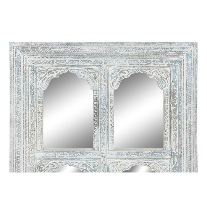 Espejo de pared Home ESPRIT Turquesa Madera Decapé 110 x 8 x 1120 cm 5 Espejo de pared Home ESPRIT Turquesa Madera Decapé 110 x 8 x 1120 cm 5