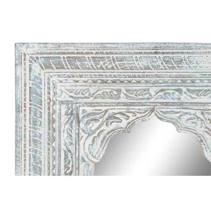 Espejo de pared Home ESPRIT Turquesa Madera Decapé 110 x 8 x 1120 cm 3 Espejo de pared Home ESPRIT Turquesa Madera Decapé 110 x 8 x 1120 cm 3