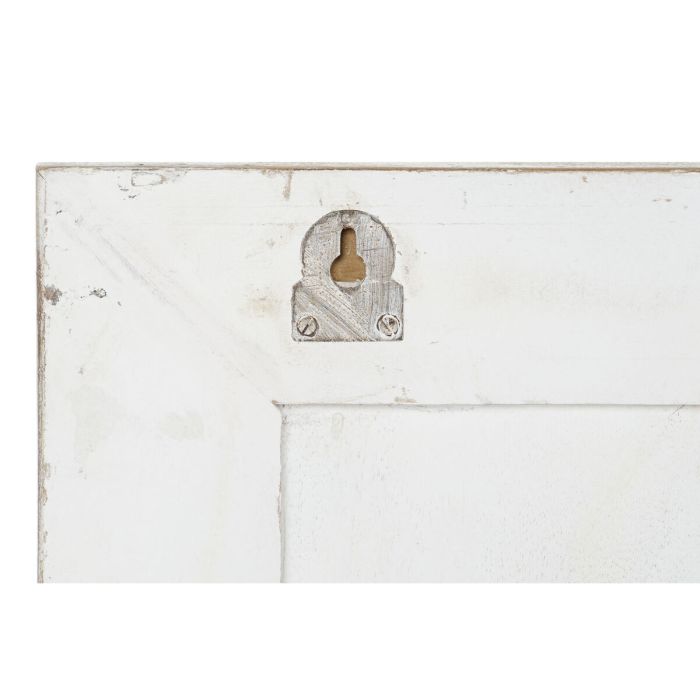 Decoración de Pared Home ESPRIT Blanco Marrón Acabado envejecido 76 x 6 x 106 cm 4