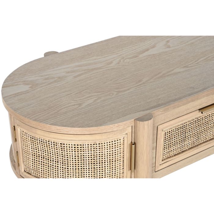 Mesa auxiliar Home ESPRIT Natural Madera de caucho 110 x 40 x 78 cm 7