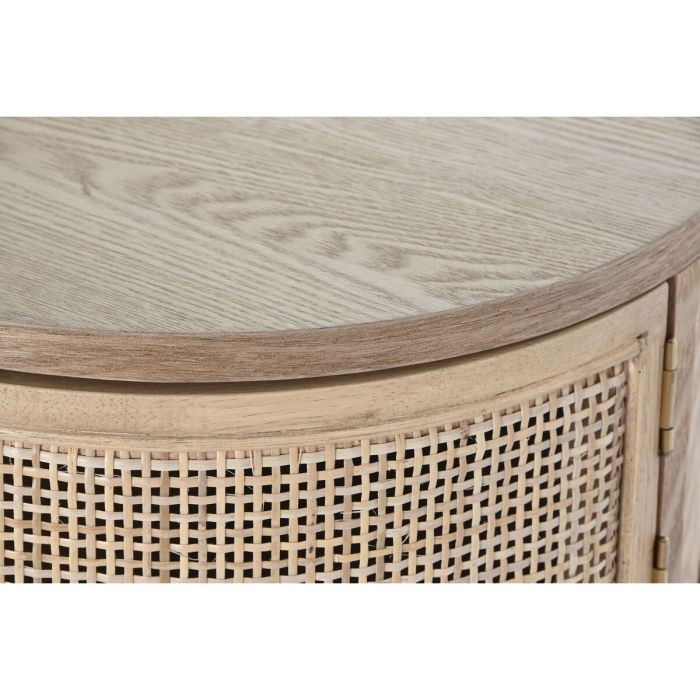 Mesa auxiliar Home ESPRIT Natural Madera de caucho 110 x 40 x 78 cm 2