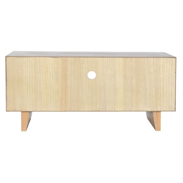 Mueble de TV Home ESPRIT Beige Natural Yute Pino 120 x 40 x 55 cm 10