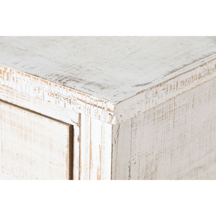 Mueble Auxiliar Home ESPRIT Blanco Marrón Metal Abeto 181 x 45 x 86 cm 7