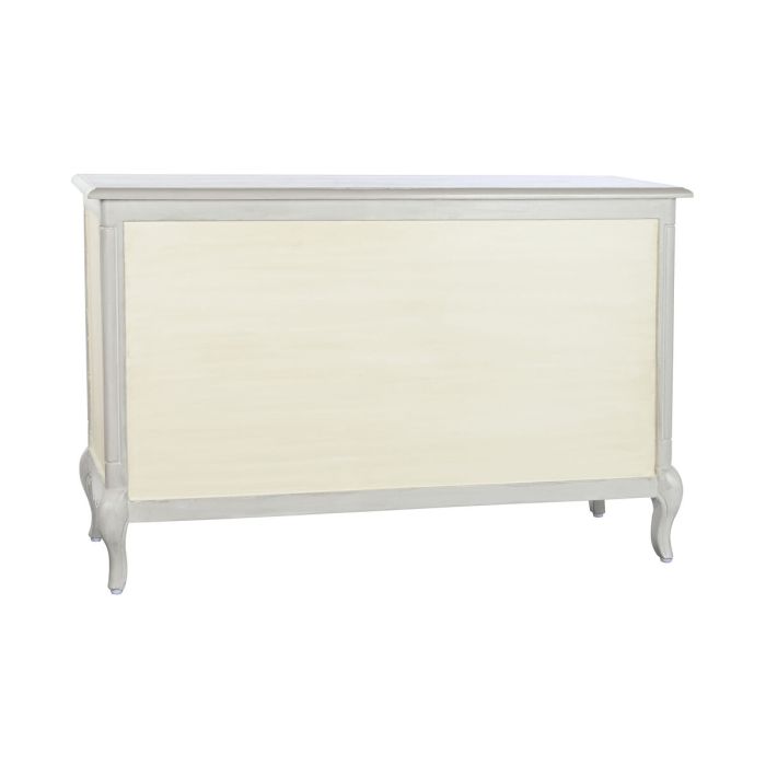 Cómoda Home ESPRIT Gris claro Madera de mango Romántico 140 x 50,5 x 91 cm 1 Cómoda Home ESPRIT Gris claro Madera de mango Romántico 140 x 50,5 x 91 cm 1