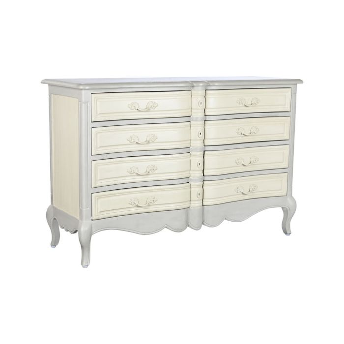 Cómoda Home ESPRIT Gris claro Madera de mango Romántico 140 x 50,5 x 91 cm 0 Cómoda Home ESPRIT Gris claro Madera de mango Romántico 140 x 50,5 x 91 cm 0