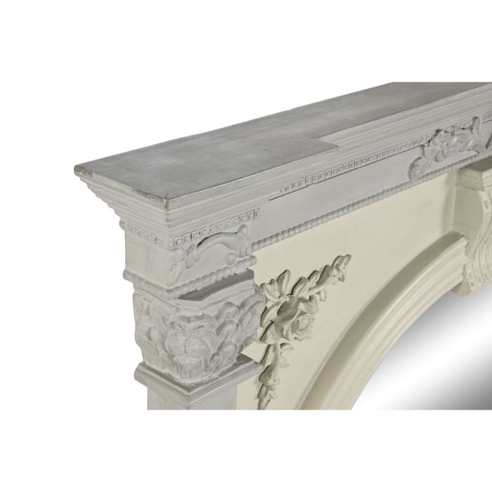 Espejo de pared Home ESPRIT Blanco Madera de mango 115 x 10 x 142 cm 4