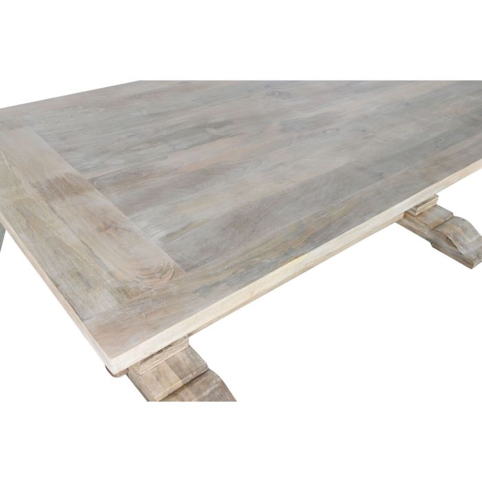 Mesa de Comedor Home ESPRIT Blanco Natural Madera de mango 215 x 100 x 76 cm 7