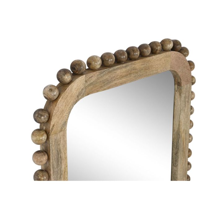 Espejo de pared Home ESPRIT Natural Madera de mango Bolas 60 x 2,5 x 90 cm 3 Espejo de pared Home ESPRIT Natural Madera de mango Bolas 60 x 2,5 x 90 cm 3