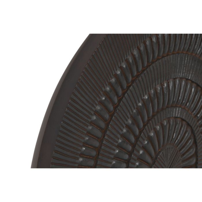 Decoración de Pared Home ESPRIT Negro Mandala 60 x 2,5 x 60 cm 3