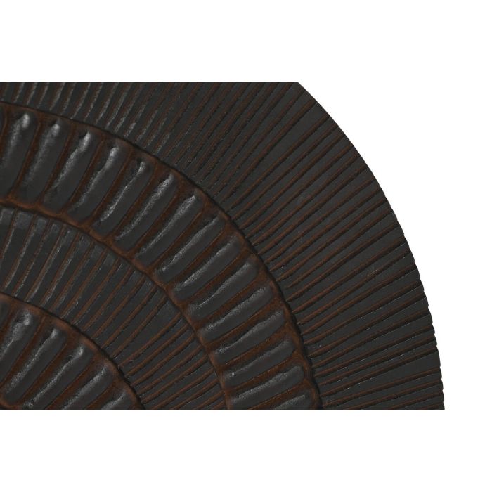 Decoración de Pared Home ESPRIT Negro Mandala 60 x 2,5 x 60 cm 2