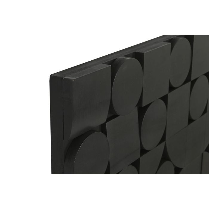 Decoración de Pared Home ESPRIT Negro Abstracto Moderno 81 x 3,8 x 117 cm 3