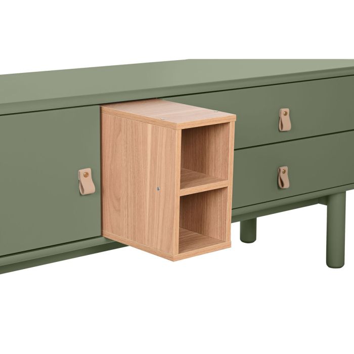 Mueble de TV Home ESPRIT Verde Polipropileno Madera MDF 140 x 40 x 55 cm 2