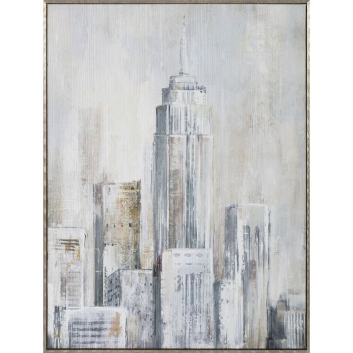 Cuadro Home ESPRIT Nueva York Loft 60 x 2,4 x 80 cm (2 Unidades) 4