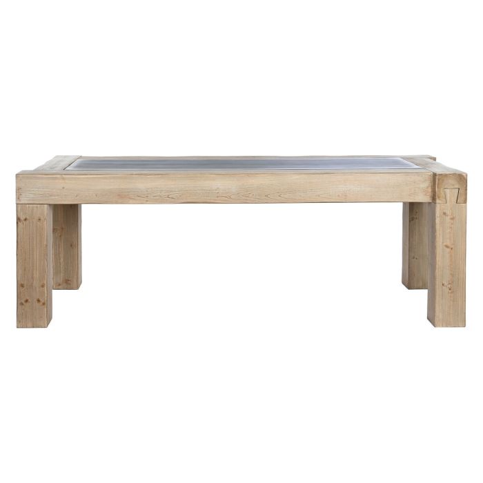 Mesa de Comedor Home ESPRIT Natural Abeto Madera MDF 220 x 90 x 76 cm 1