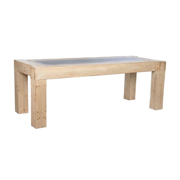 Mesa de Comedor Home ESPRIT Natural Abeto Madera MDF 220 x 90 x 76 cm