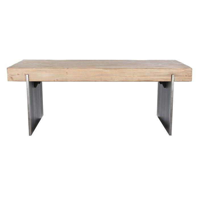 Mesa de Comedor Home ESPRIT Natural Abeto Madera MDF 200 x 94 x 76 cm 1