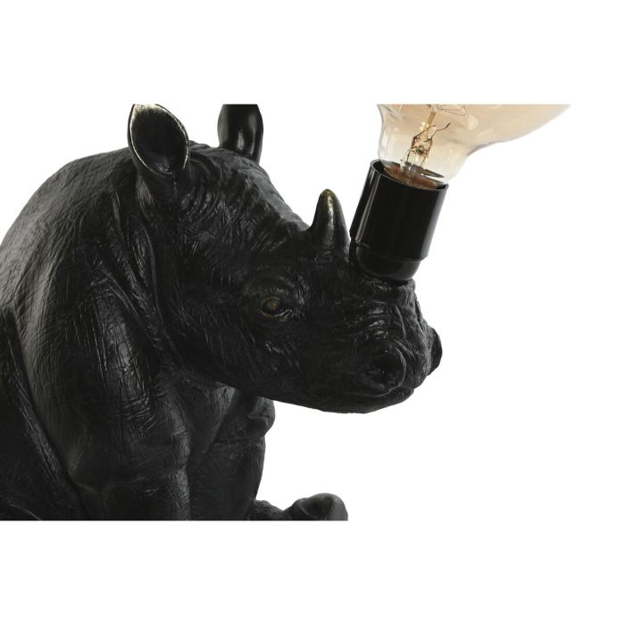 Lámpara de mesa Home ESPRIT Negro Resina 50 W 220 V 35 x 21,7 x 29 cm 1