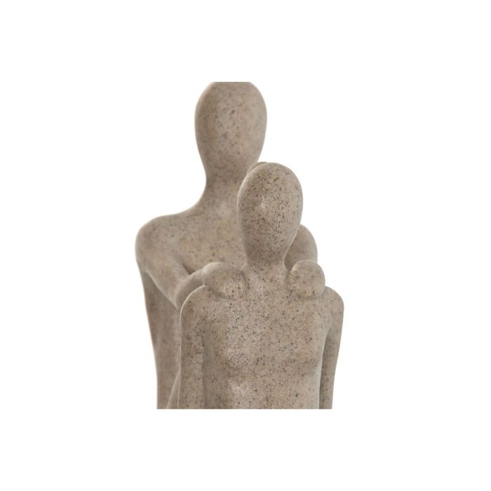 Figura Decorativa Home ESPRIT Beige Yoga 20 x 10 x 50 cm 2