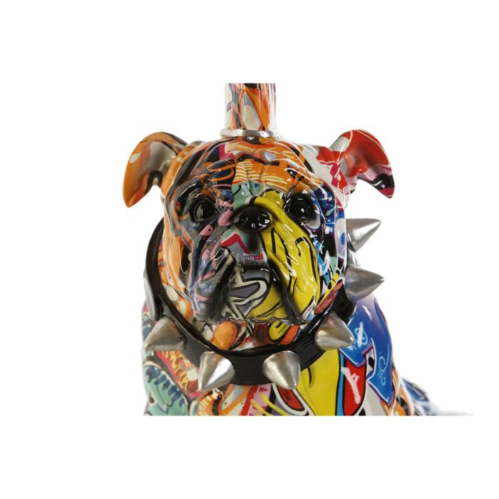 Figura Decorativa Home ESPRIT Multicolor Perro 17 x 25 x 27 cm 2
