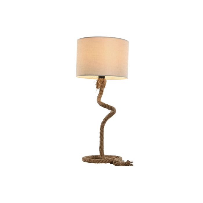 Lámpara de mesa Home ESPRIT Marrón Cuerda 220 W 35 x 35 x 80 cm 1