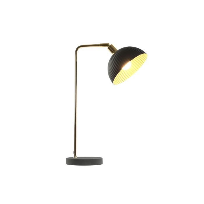 Lámpara de mesa Home ESPRIT Negro Dorado Metal 25 W 220 V 27 x 16 x 50 cm 1
