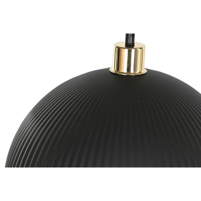 Lámpara de Techo Home ESPRIT Negro Dorado Metal 50 W 35 x 35 x 18 cm 3