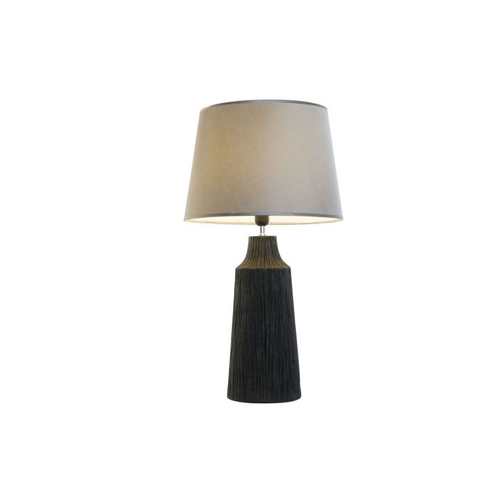 Lámpara de mesa Home ESPRIT Negro Gris Resina 50 W 220 V 40 x 40 x 70 cm (2 Unidades) 1