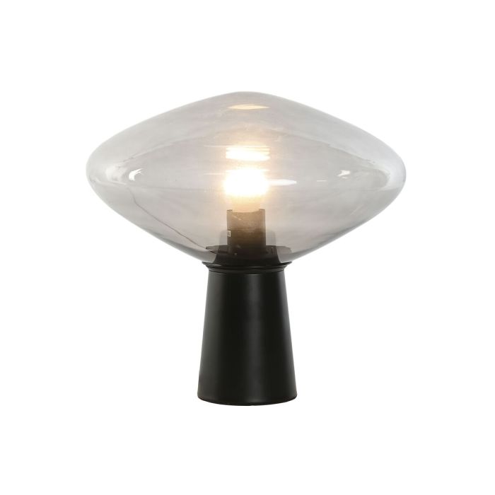 Lámpara de mesa Home ESPRIT Gris Metal Cristal 50 W 220 V 39 x 39 x 34 cm 1