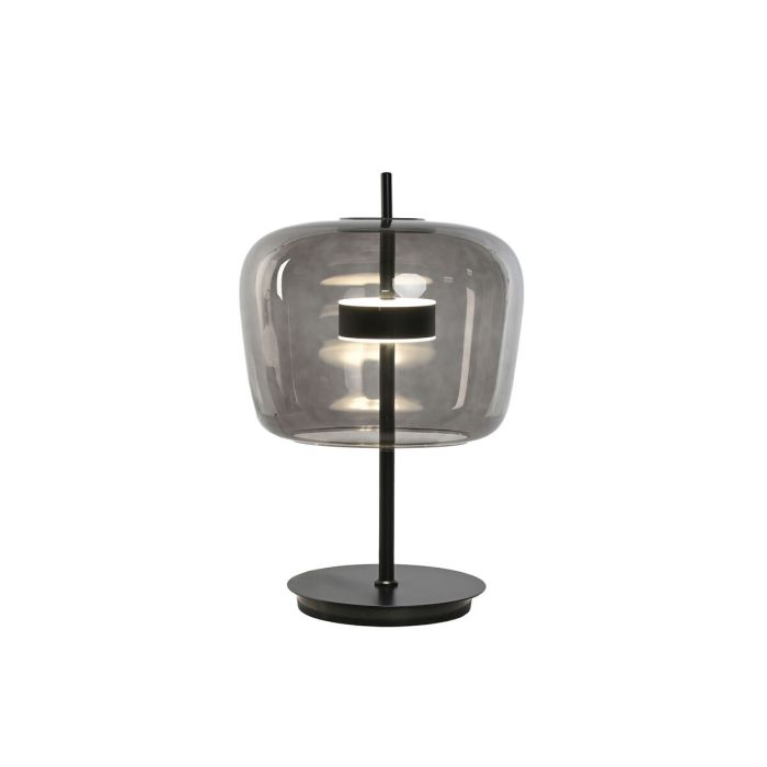 Lámpara de mesa Home ESPRIT Negro Dorado Metal Cristal 35 x 35 x 58 cm 1