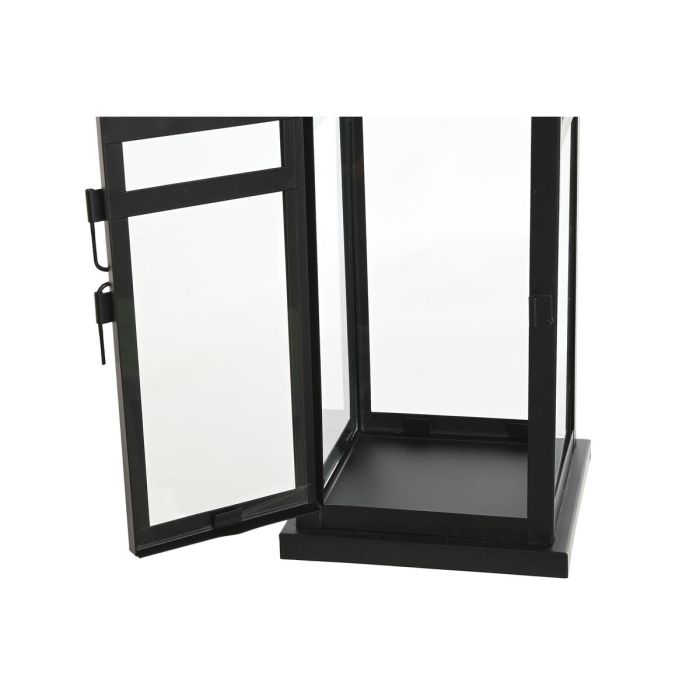 Farol Home ESPRIT Negro Dorado Metal Cristal 19 x 19 x 50 cm (2 Piezas) 1 Farol Home ESPRIT Negro Dorado Metal Cristal 19 x 19 x 50 cm (2 Piezas) 1