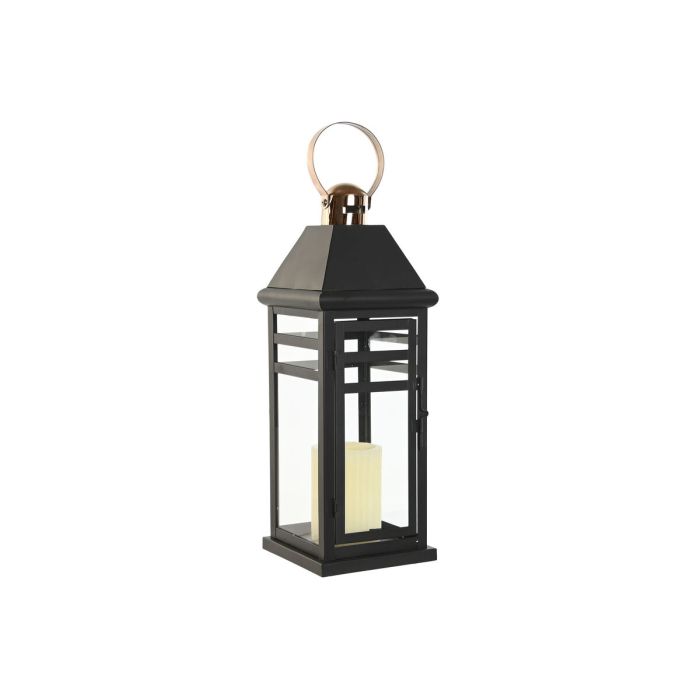 Farol Home ESPRIT Negro Dorado Metal Cristal 19 x 19 x 50 cm (2 Piezas) 0 Farol Home ESPRIT Negro Dorado Metal Cristal 19 x 19 x 50 cm (2 Piezas) 0