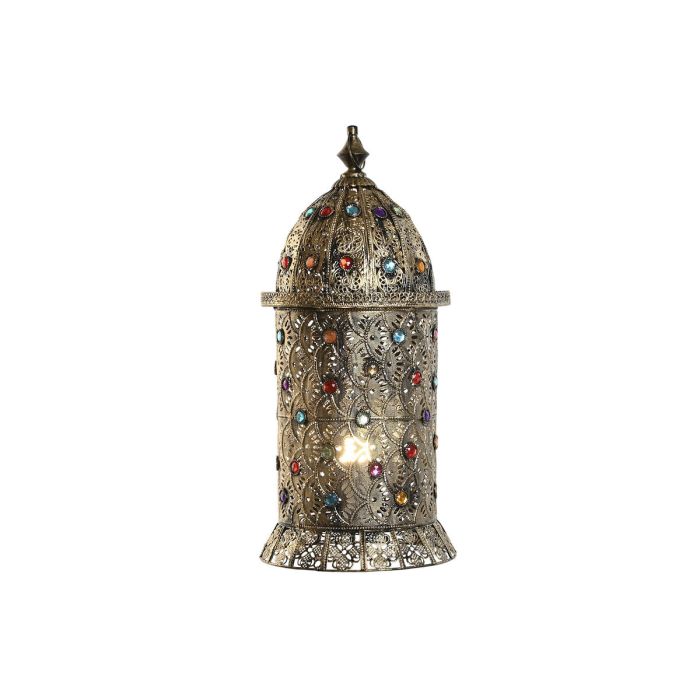 Lámpara de mesa Home ESPRIT Multicolor Dorado Metal 50 W 220 V 25 x 25 x 55 cm (2 Unidades) 1