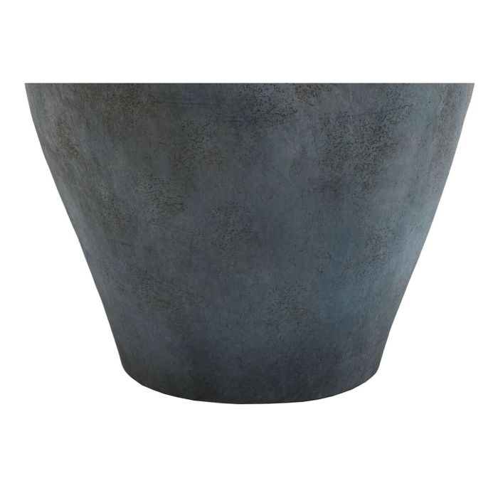 Jarrón Home ESPRIT Azul Gris Terracota Oriental 25 x 25 x 44 cm 1