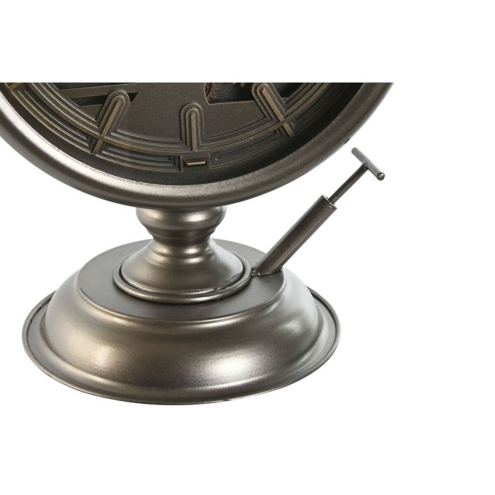 Reloj de Mesa Home ESPRIT Plateado Cristal Hierro 21,5 x 18,6 x 51,5 cm 1 Reloj de Mesa Home ESPRIT Plateado Cristal Hierro 21,5 x 18,6 x 51,5 cm 1