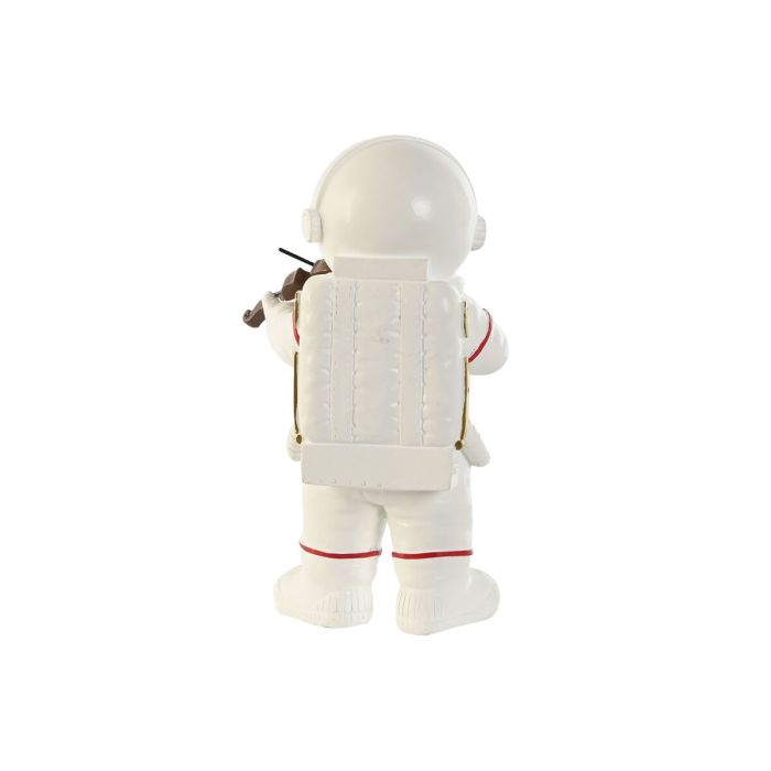 Figura Decorativa Home ESPRIT Blanco Dorado 11 x 10 x 19,5 cm (3 Unidades) 2