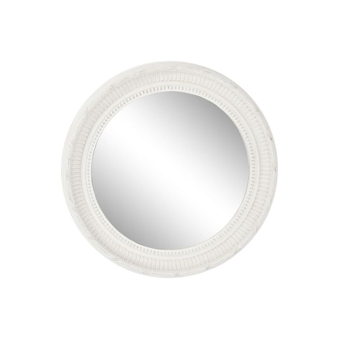 Espejo de pared Home ESPRIT Blanco Madera 66 x 5 x 66 cm