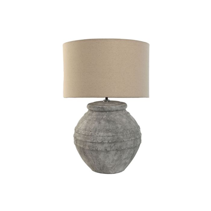 Lámpara de mesa Home ESPRIT Gris Cemento 31 x 31 x 39 cm 1