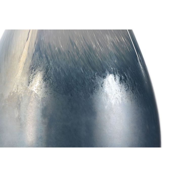 Lámpara de mesa Home ESPRIT Azul Bicolor Cristal 50 W 220 V 40 x 40 x 84 cm 4
