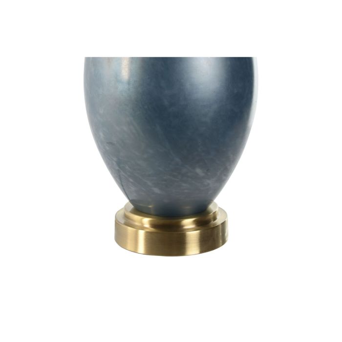 Lámpara de mesa Home ESPRIT Azul Bicolor Cristal 50 W 220 V 40 x 40 x 84 cm 3