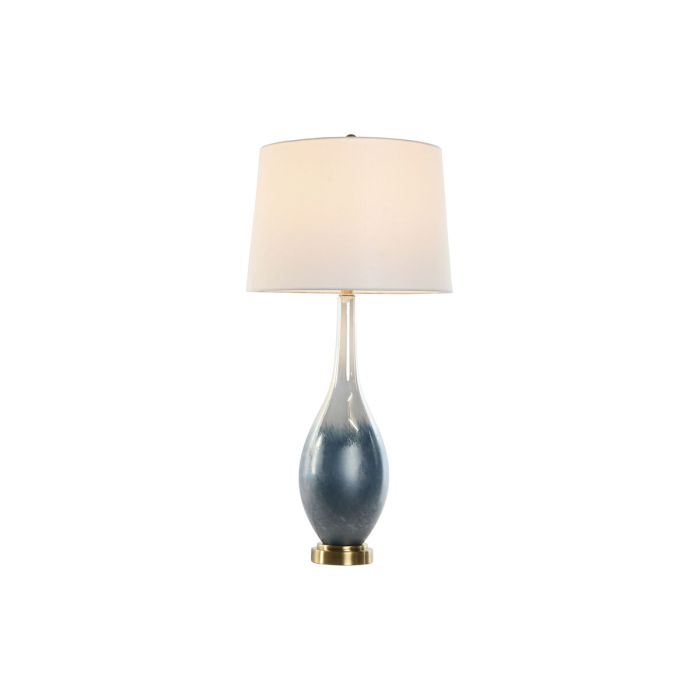 Lámpara de mesa Home ESPRIT Azul Bicolor Cristal 50 W 220 V 40 x 40 x 84 cm 1