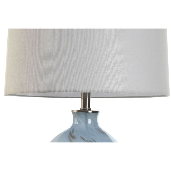 Lámpara de mesa Home ESPRIT Azul Blanco Cristal 50 W 220 V 40 x 40 x 66 cm 4