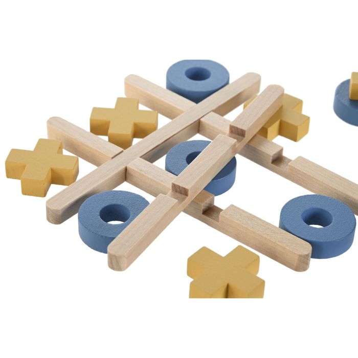 Juego Tres en Raya Home ESPRIT Tic Tac Toe 18 x 6 x 3 cm 2